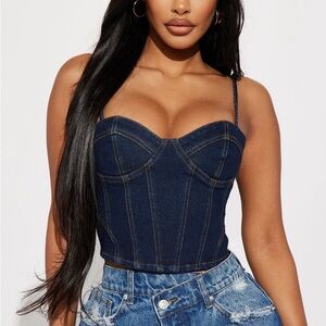 Denim tank top